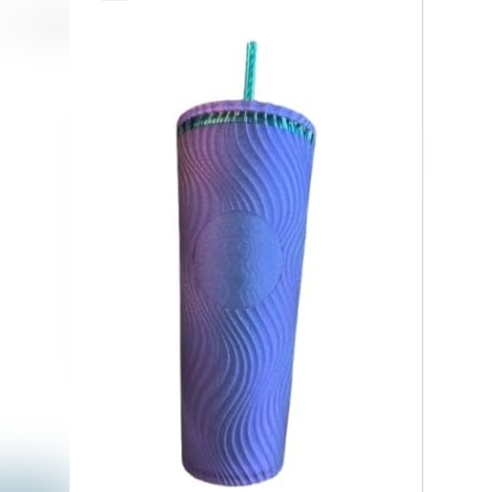 Starbucks Siren Purple Teal Wave Tumbler Lid